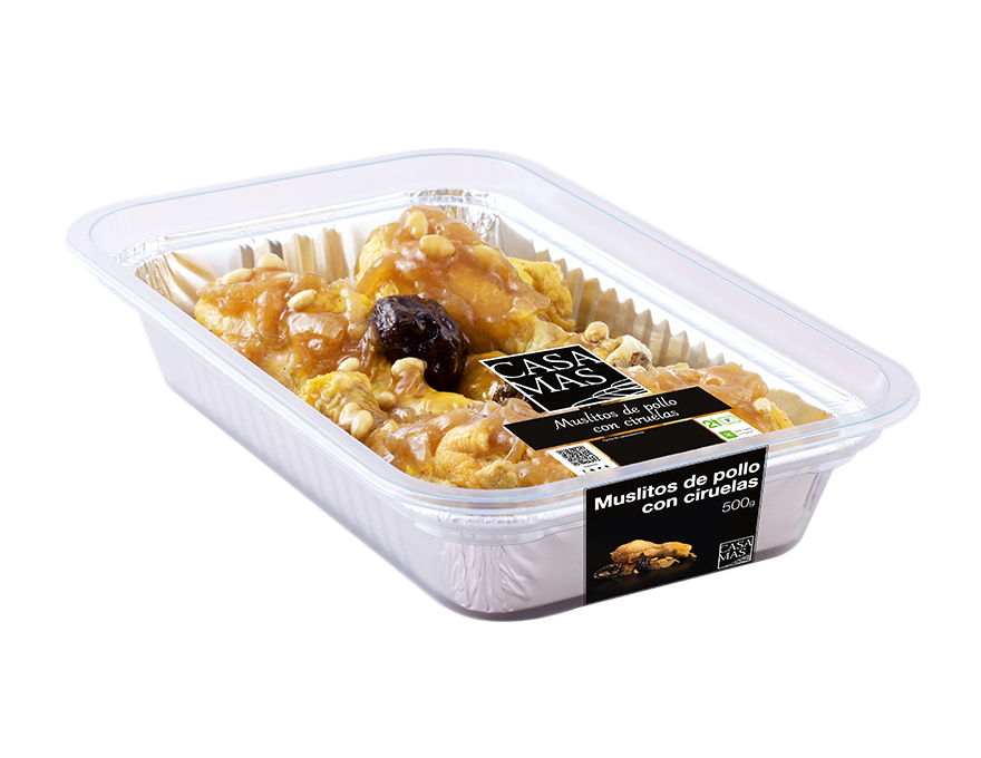 Muslitos de pollo con ciruelas