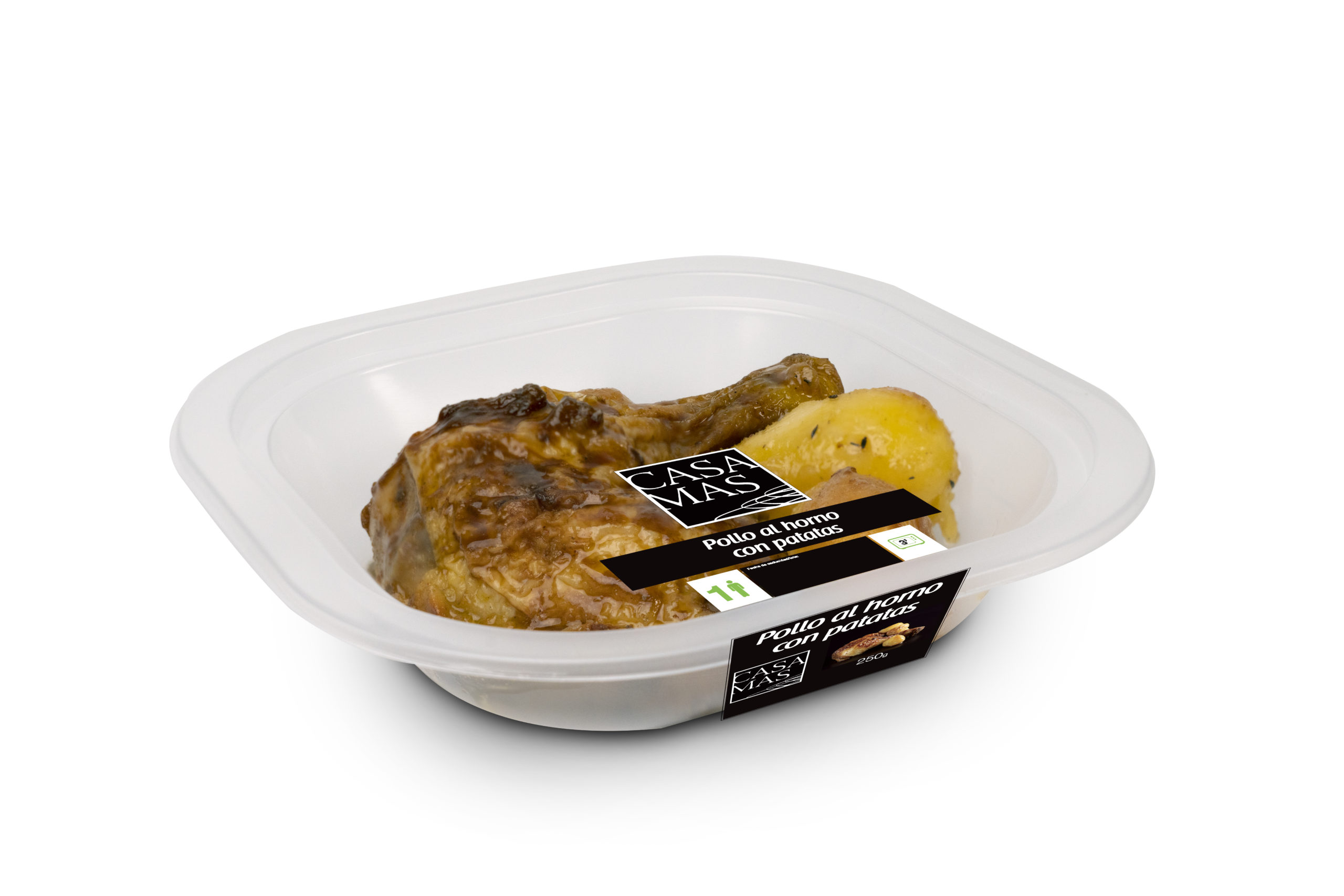 Pollo al horno con patatas